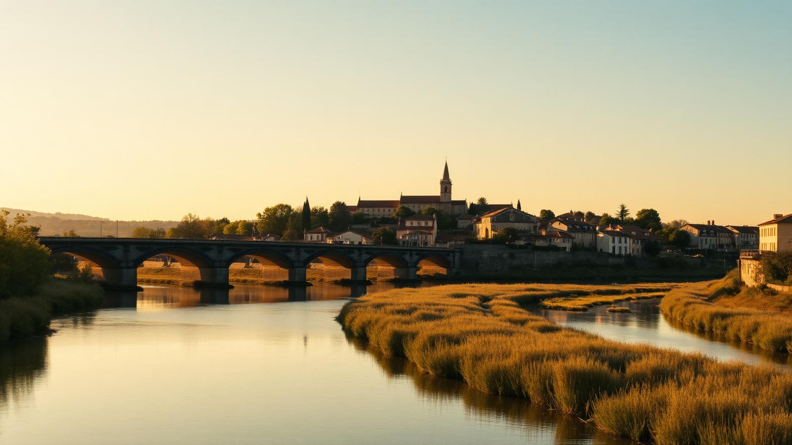 Capestang — vue de la ville