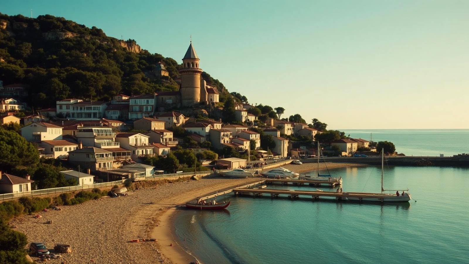 Gruissan — vue de la ville