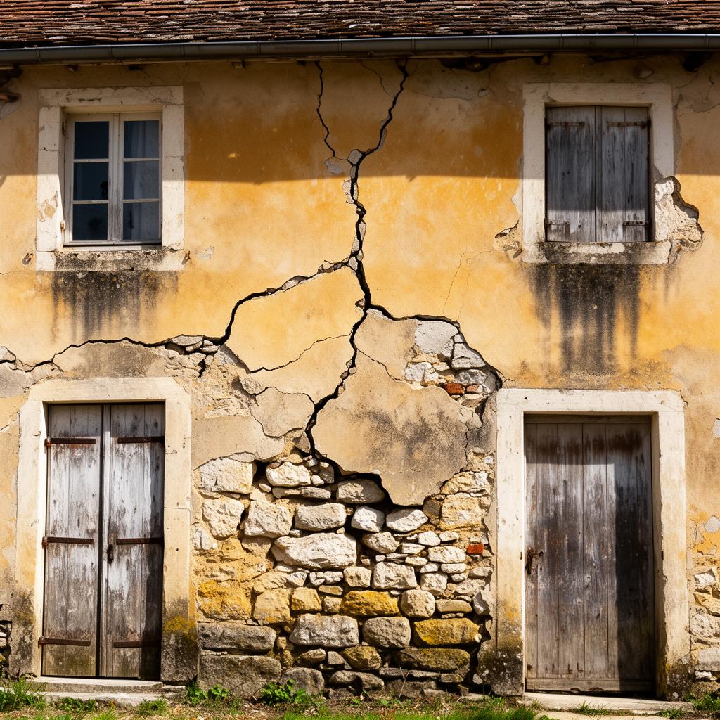 Façade ravalée — avant